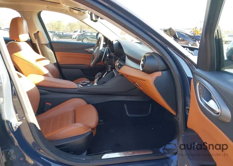 2019 Alfa Romeo Giulia Ti Sport Awd from USA, damaged, VIN ZARFANBN5K7603698